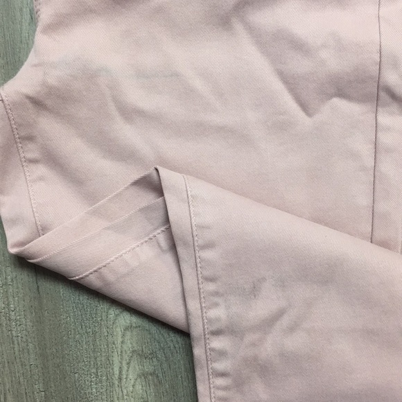 NEW Buffalo David Bitton French Pink Soft Stretch High Rise Ankle Pant - Picture 2 of 3